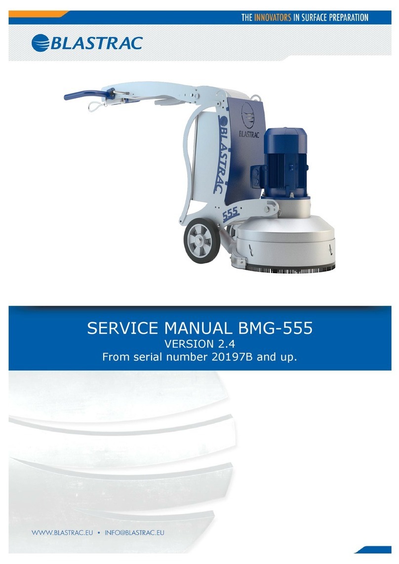 Blastrac BMG-555 Service manual