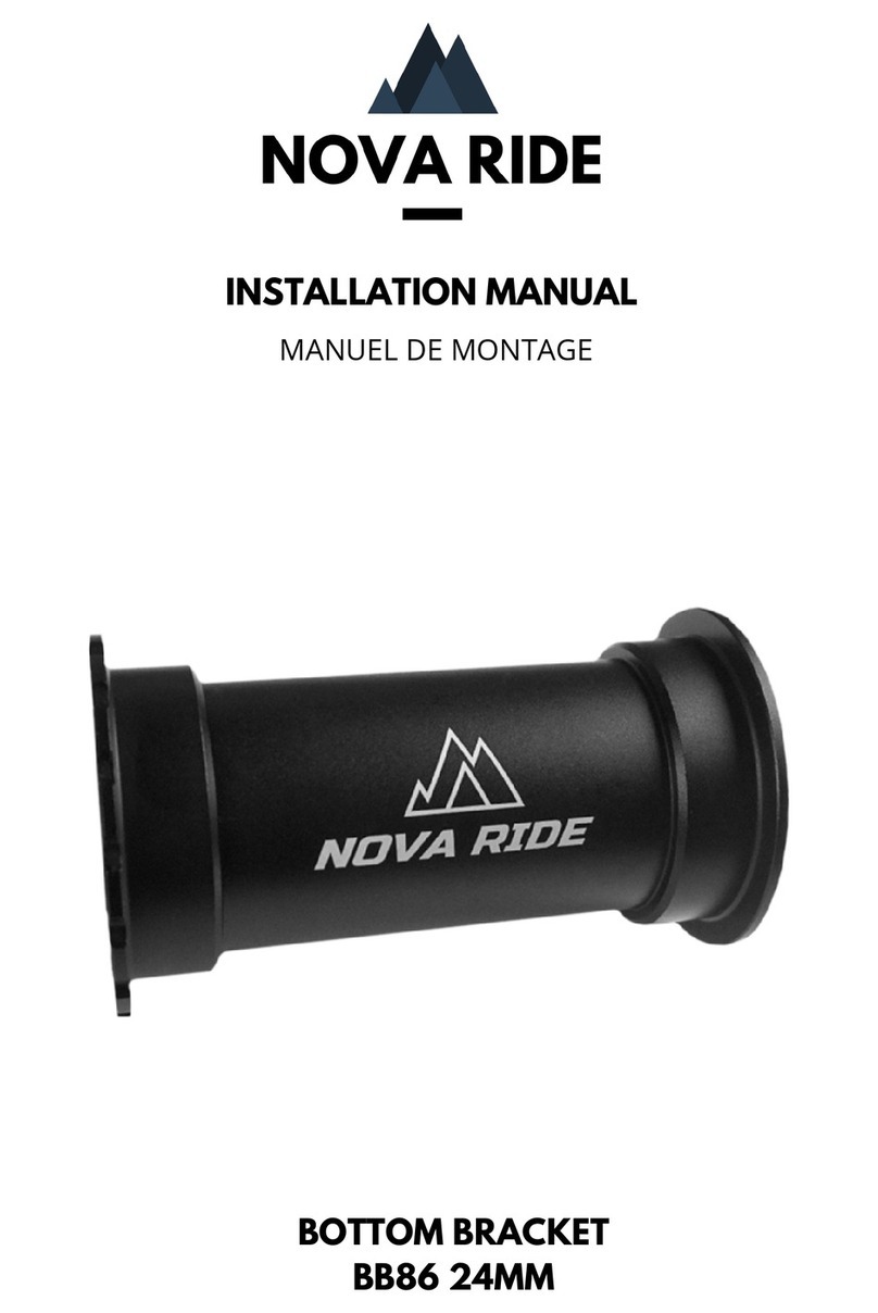 Nova Ride BB86 installation manual
