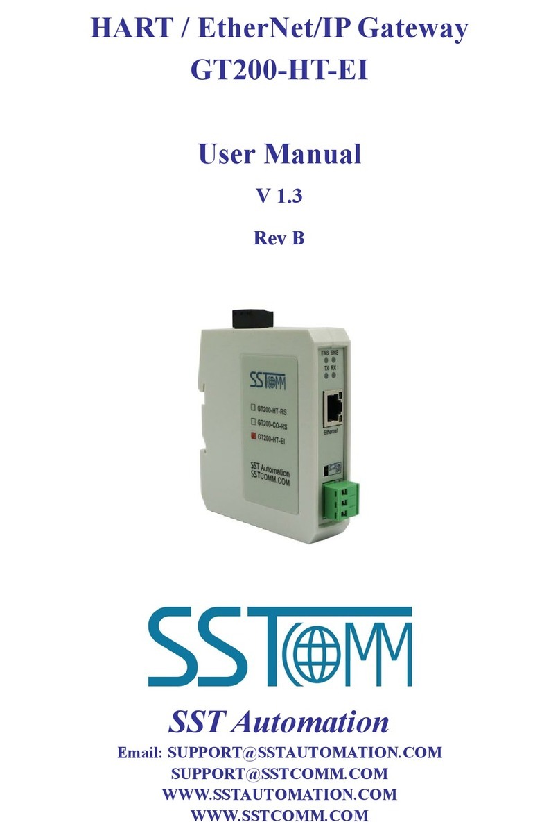 SST Automation GT200-HT-EI user manual