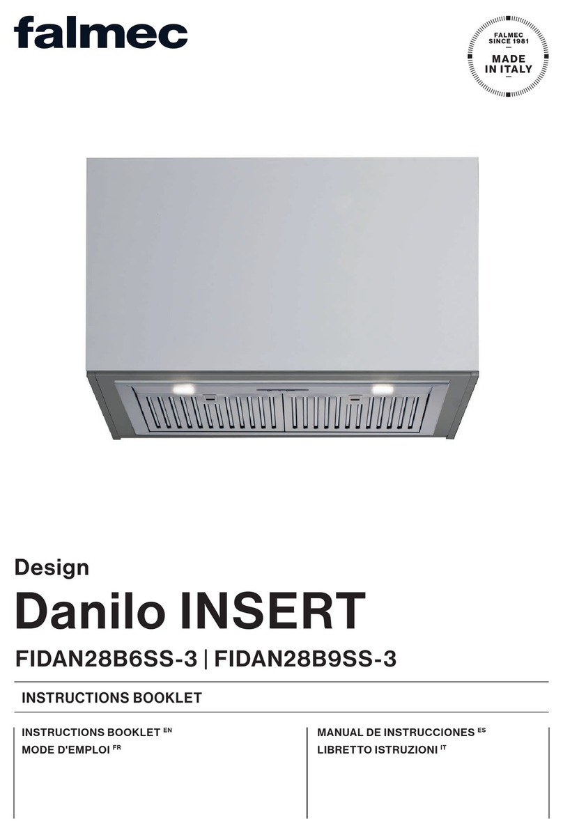 FALMEC Danilo FIDAN28B9SS-3 User manual