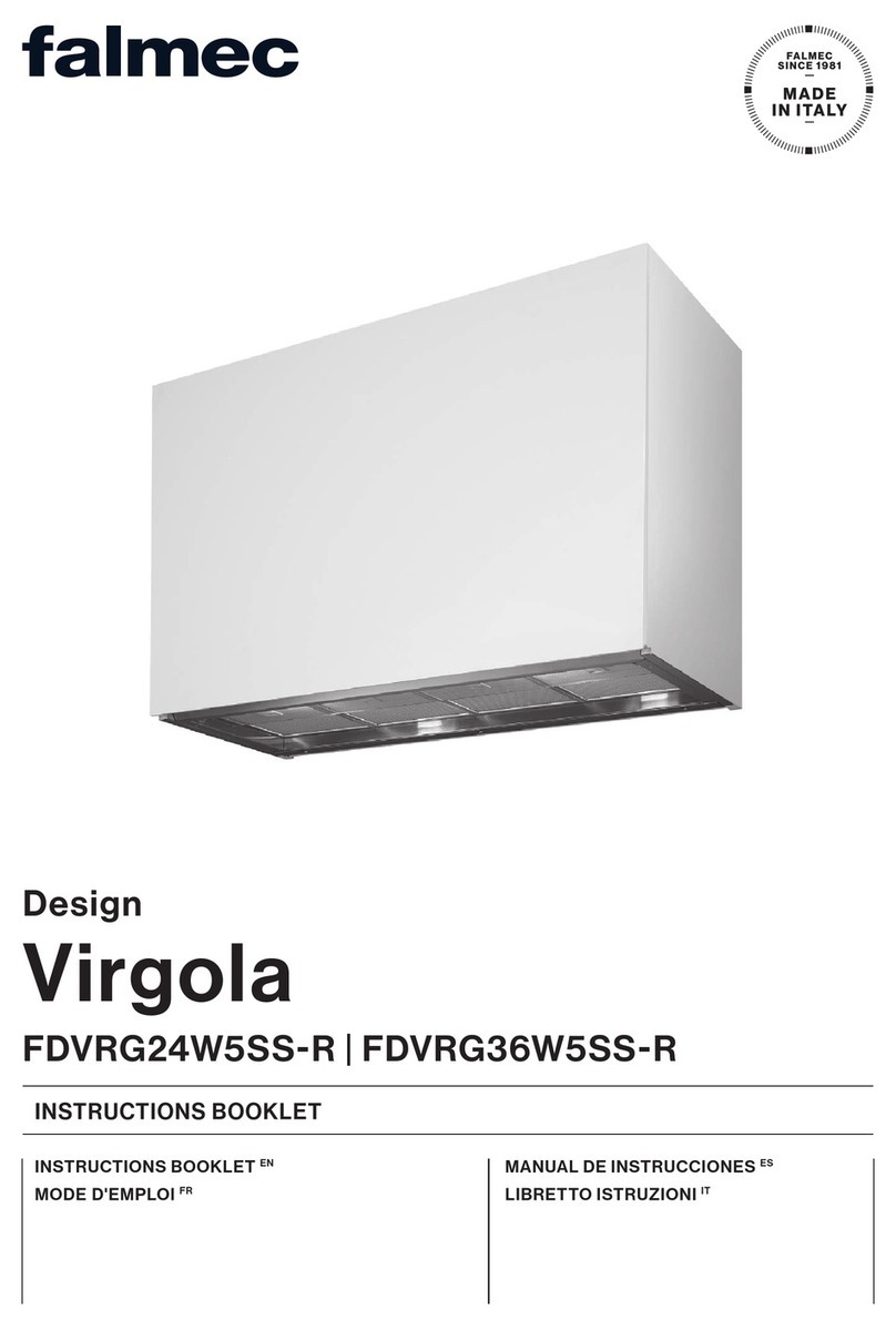 FALMEC Virgola FDVRG24W5SS-R User manual