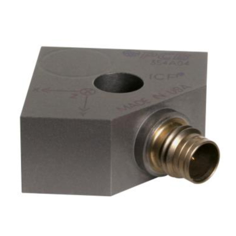 PCB Piezotronics Triaxial ICP 354A05 User manual