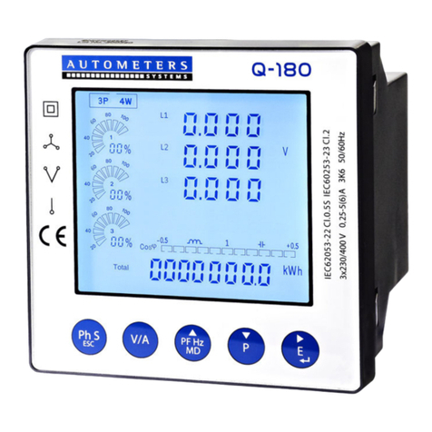 Autometers Systems Q-180 User manual Autometers Systems Q-180 User manual