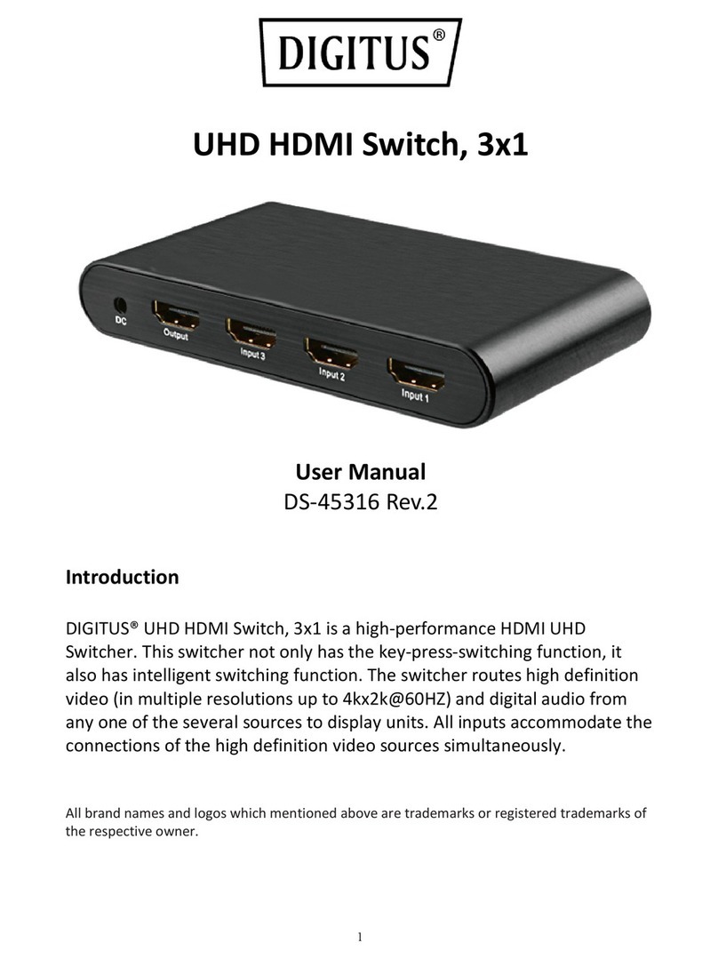 Digitus DS-45316 User manual Digitus DS-45316 User manual