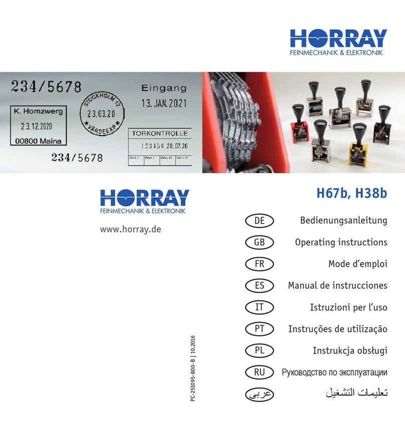 HORRAY H67b operating instructions