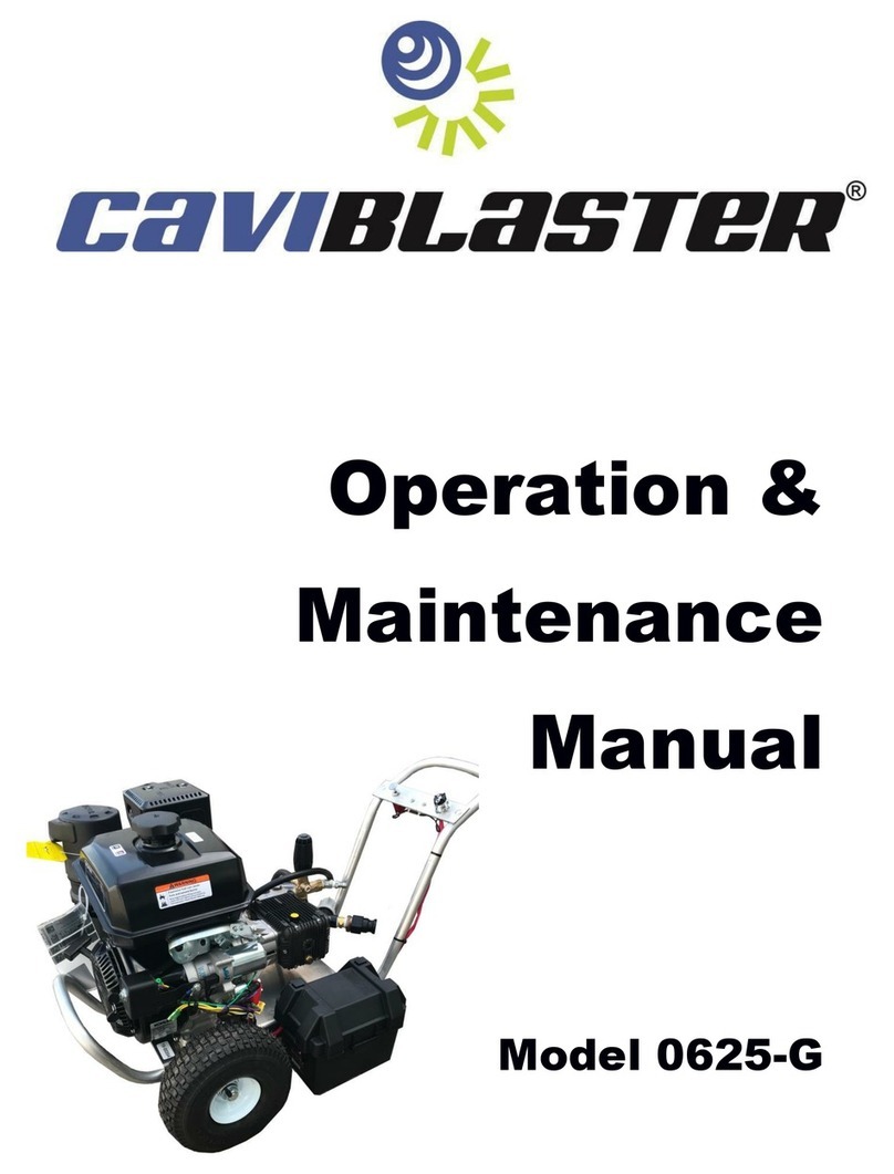 Caviblaster 0625-G Operation & maintenance manual