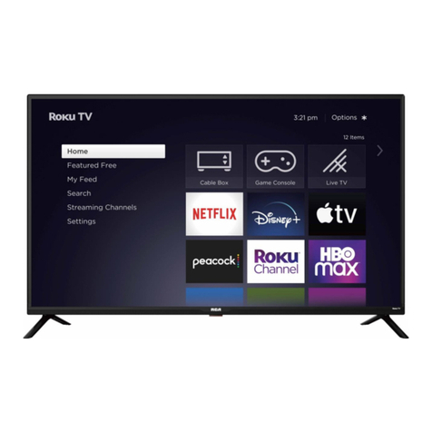 RCA Roku TV RTRU4327-B-US User manual