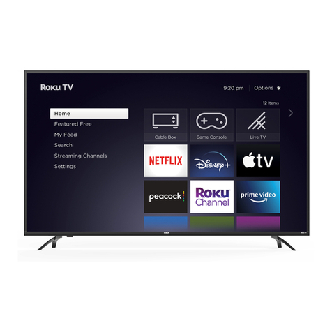 RCA Roku TV RTRU6027-US User manual