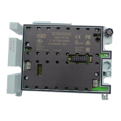 Siemens SIMATIC RF170C User manual Siemens SIMATIC RF170C User manual