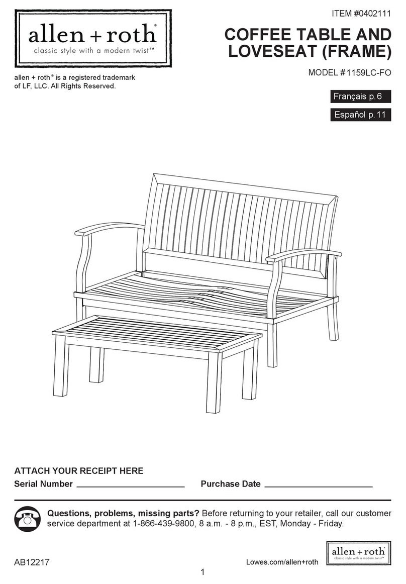 Allen + Roth 1159LC-FO User manual