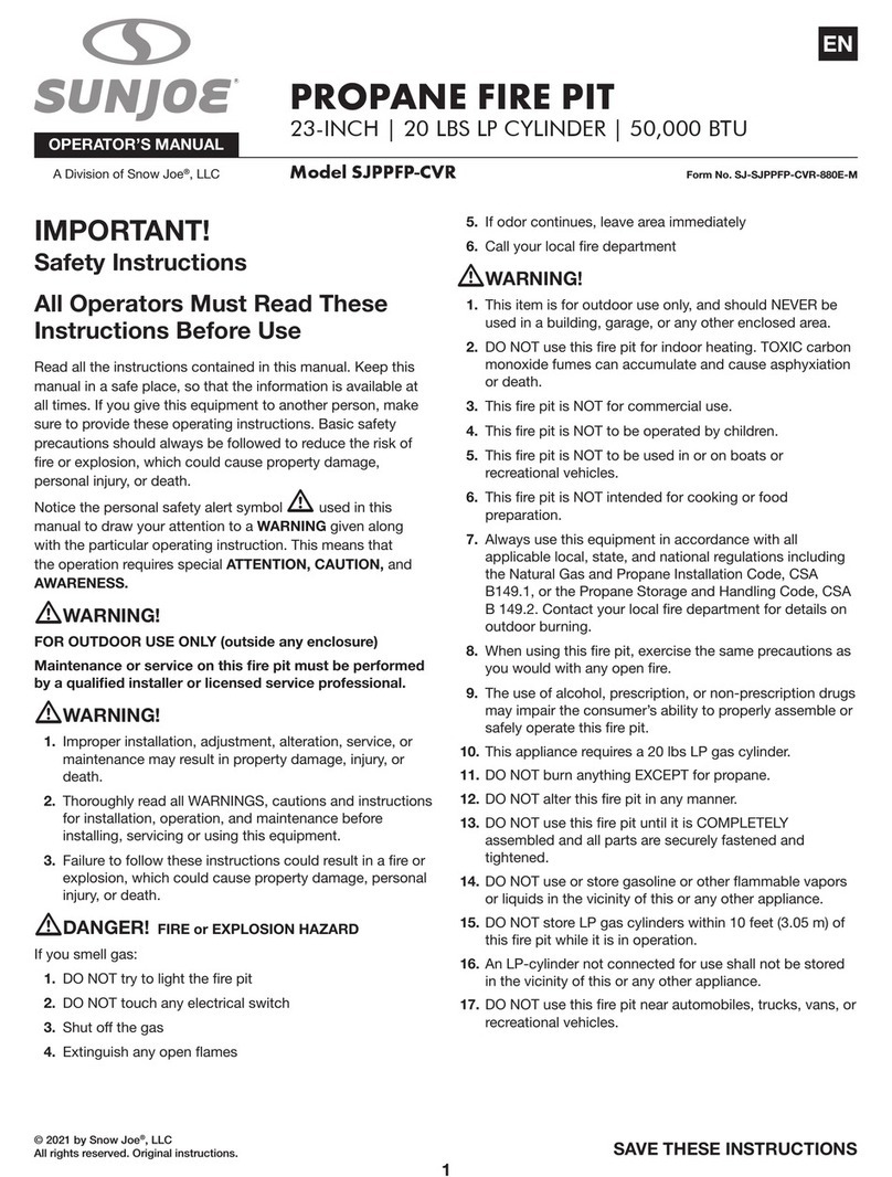 SNOWJOE SUNJOE SJPPFP-CVR User manual