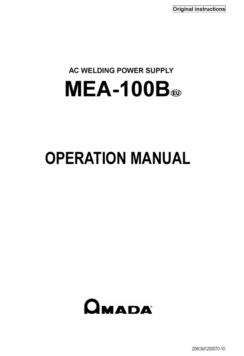 Amada MEA-100B User manual