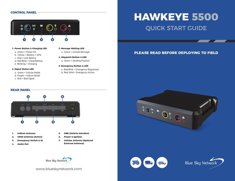 Blue Sky Network HawkEye 5500 quick start guide