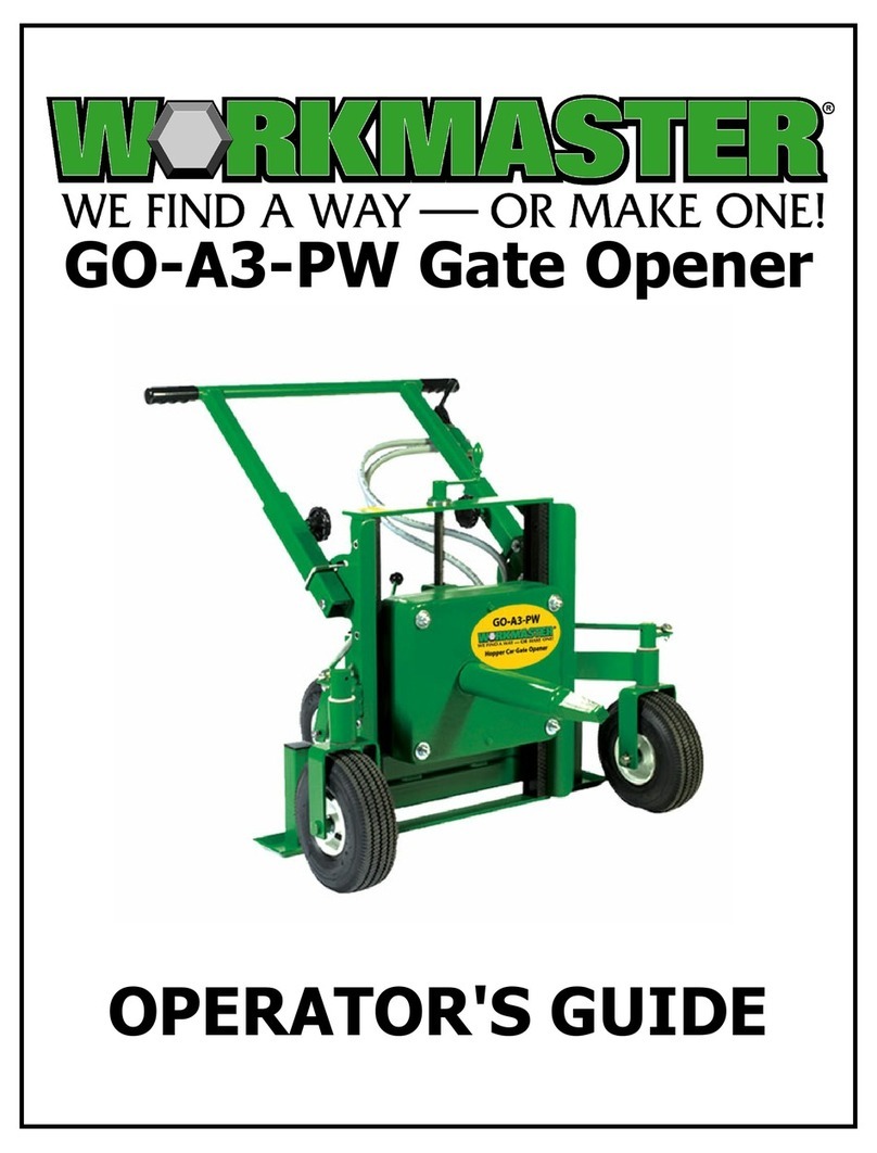 WORKMASTER GO-A3-PW Operator's manual