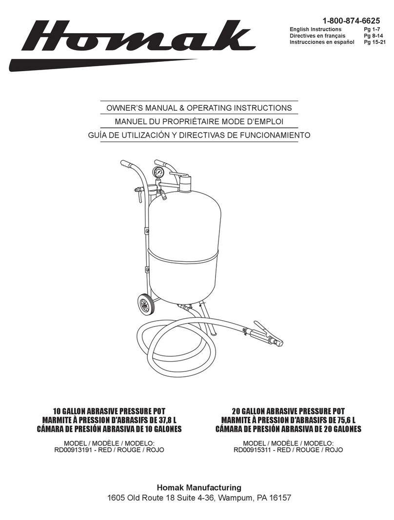 Homak RD00913191 Owner's manual & operating instructions