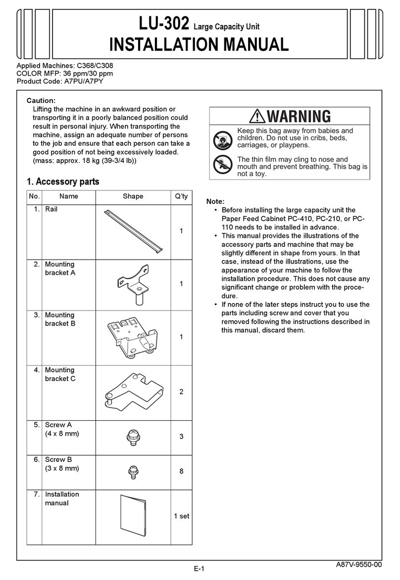Konica Minolta LU-302 User manual