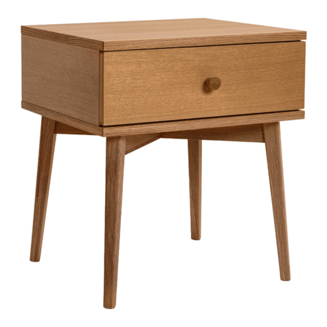 Habitat Kirk Bedside User manual Habitat Kirk Bedside User manual