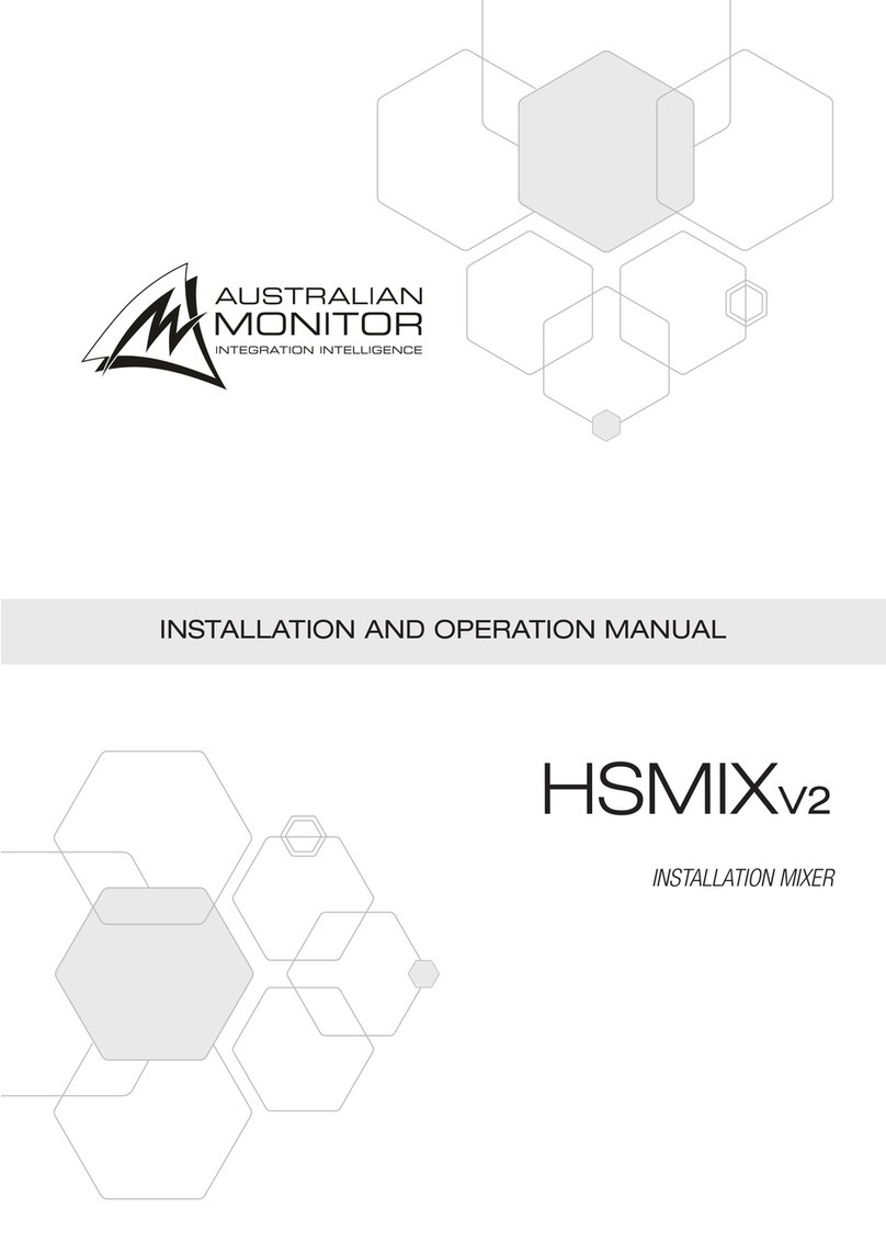 AUSTRALIAN MONITOR HSMIXv2 User manual
