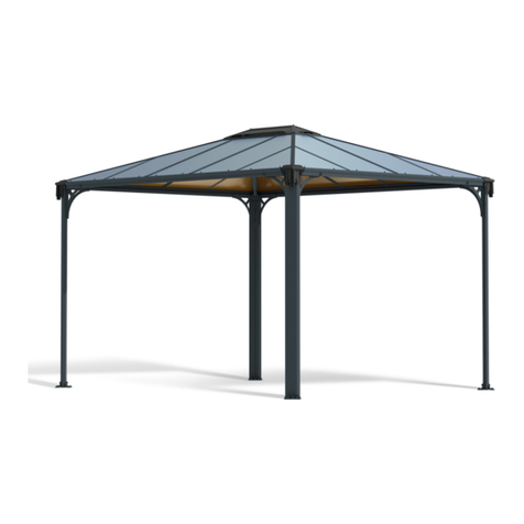 Palram CANOPIA MARTINIQUE 10x12 How to assemble