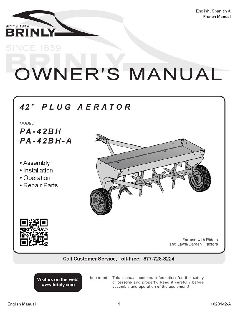 Brinly PA-42BH owner's manual