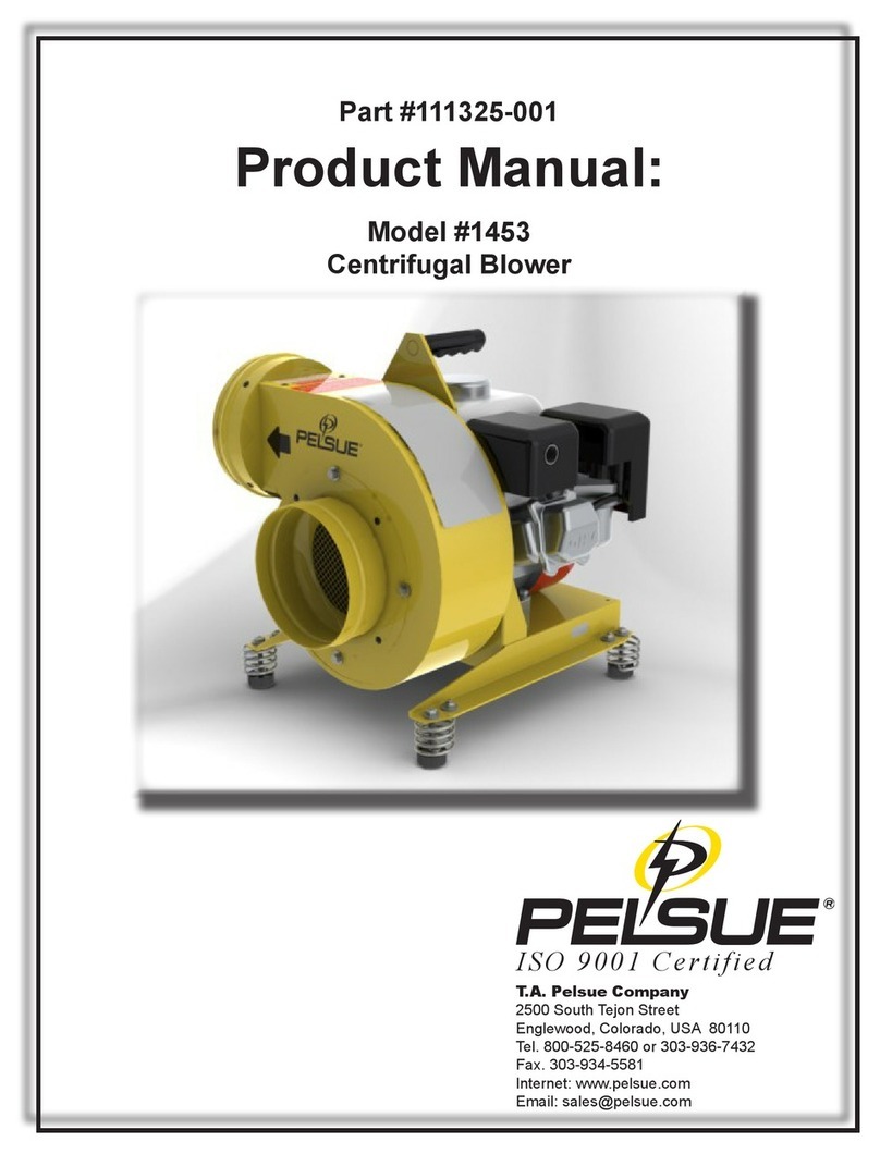 Pelsue 1453 product manual