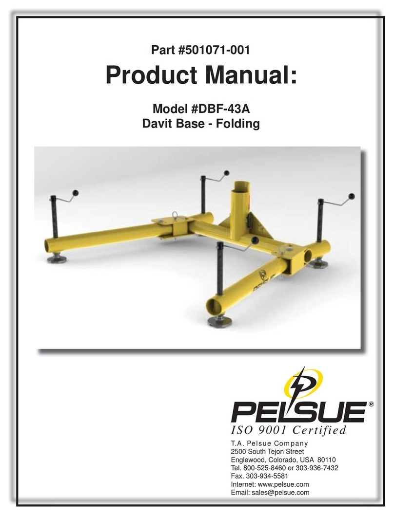 Pelsue DBF-43A product manual