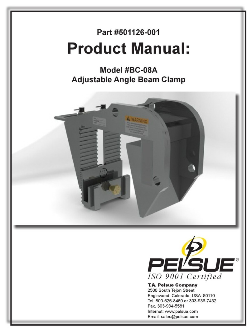Pelsue BC-08A product manual