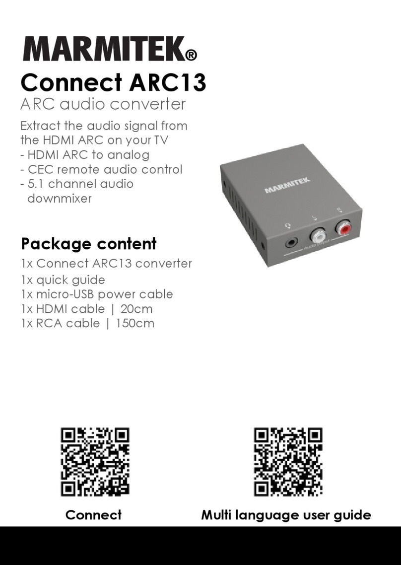 Marmitek Connect ARC13 quick start guide