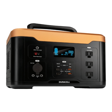 Duracell POWER 1000 user manual