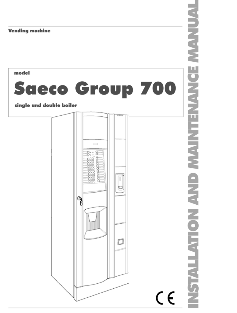 Saeco GROUP 700 Installation and operation manual