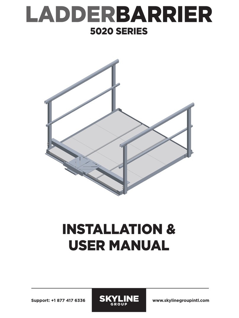 SkyLine LadderBarrier 5020 Series installation instructions