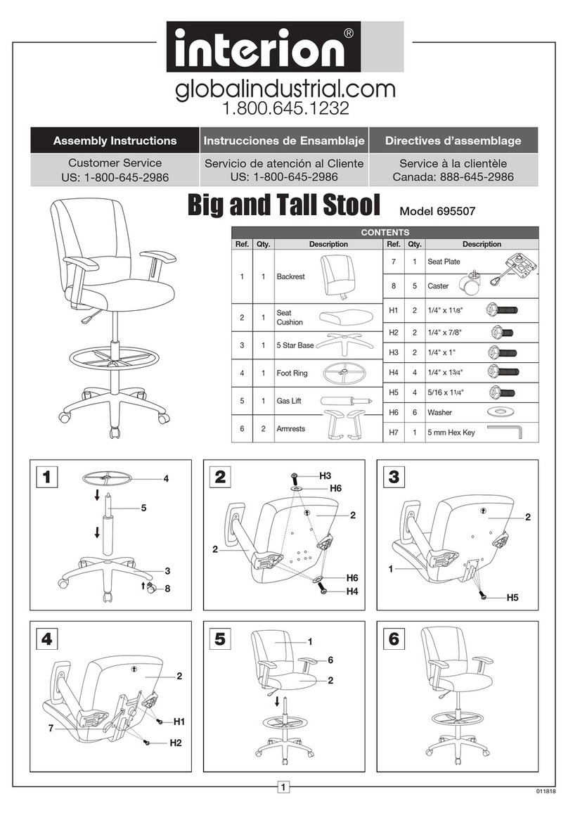 interion 695507 Assembly instructions interion 695507 Assembly instructions