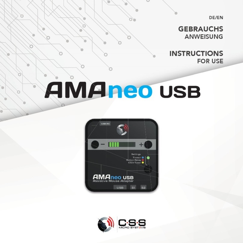 CSS MicroSystems AMAneo USB Instructions for use