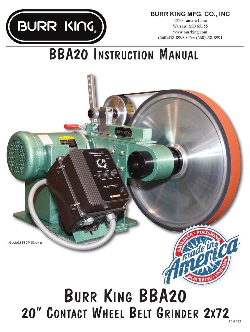 BURR KING BBA20 instruction manual