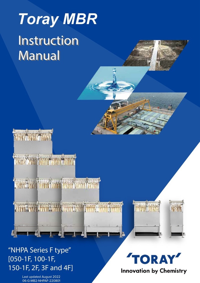 Toray NHPA Series instruction manual