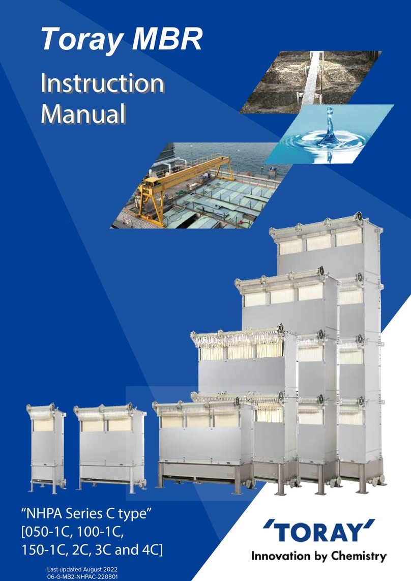 Toray NHPA Series instruction manual