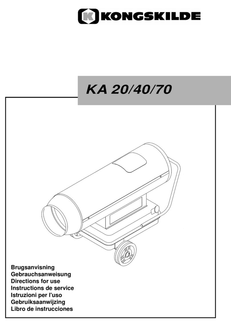 Kongskilde KA 20 Directions for use