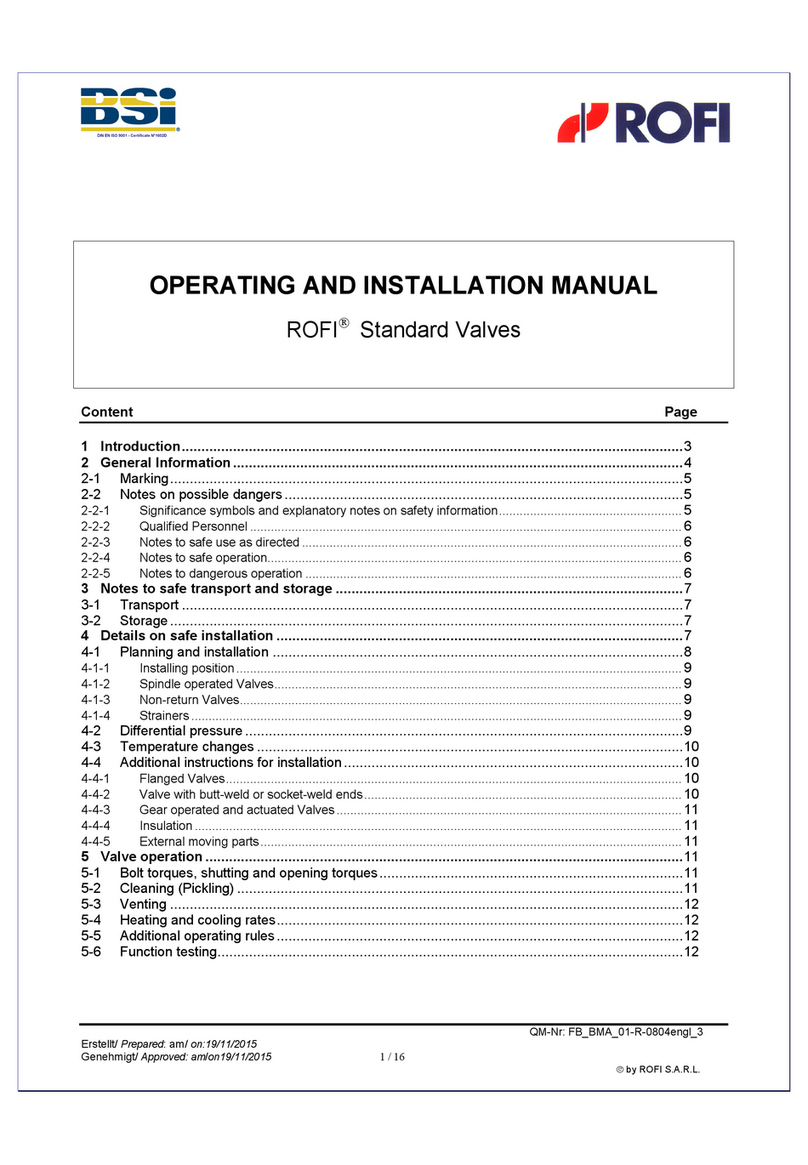 BSi ROFI Specification sheet