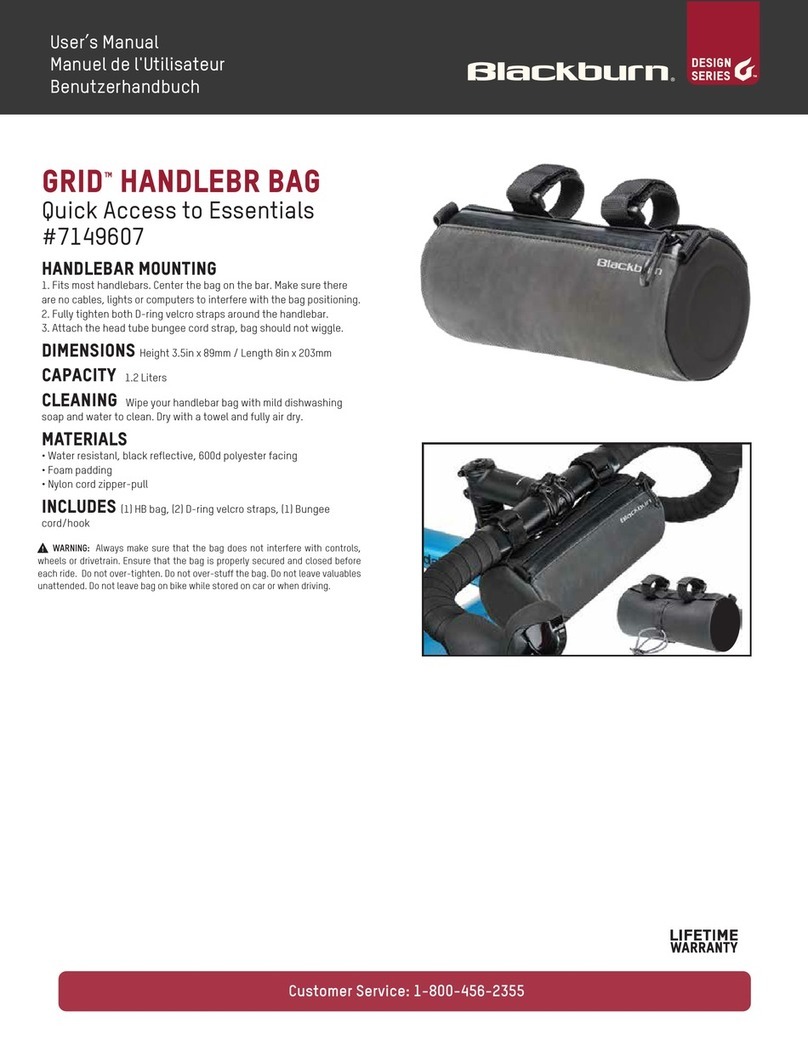 blackburn Grid Handlebar Bag User manual blackburn Grid Handlebar Bag User manual