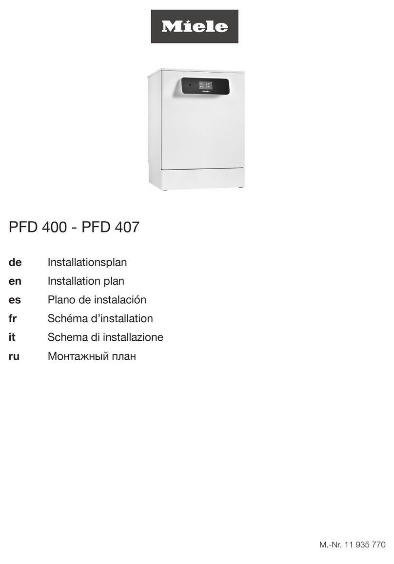 Miele PFD 400 User manual