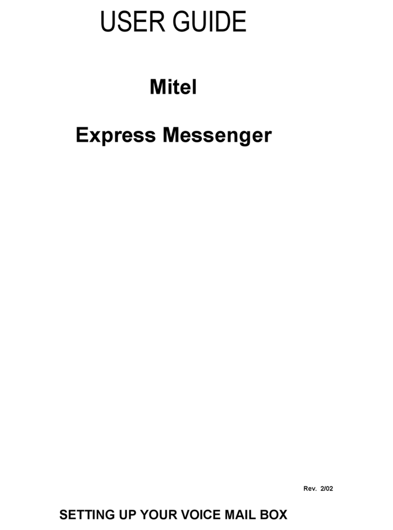 Mitel EXPRESS MESSENGER user guide