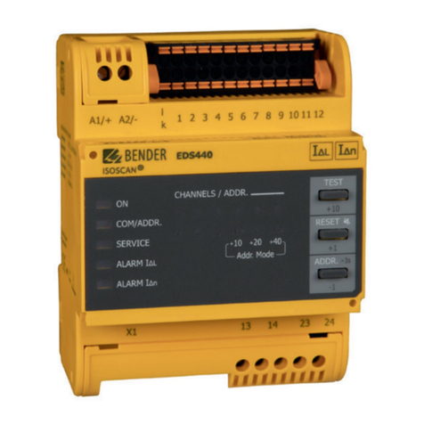 Bender EDS44-CN Series quick start guide