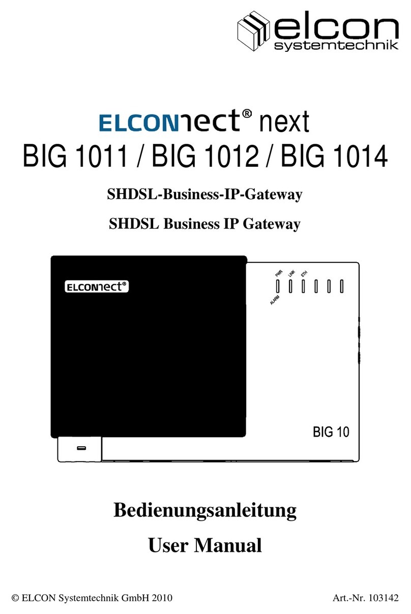 Elcon ELCONnect next BIG 101 Series user manual