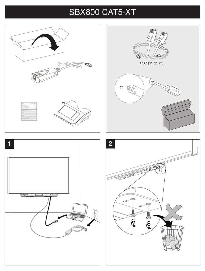 SMART SBX800 CAT5-XT installation guide