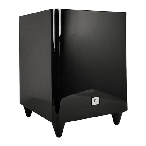 JBL SUB80P owner's manual