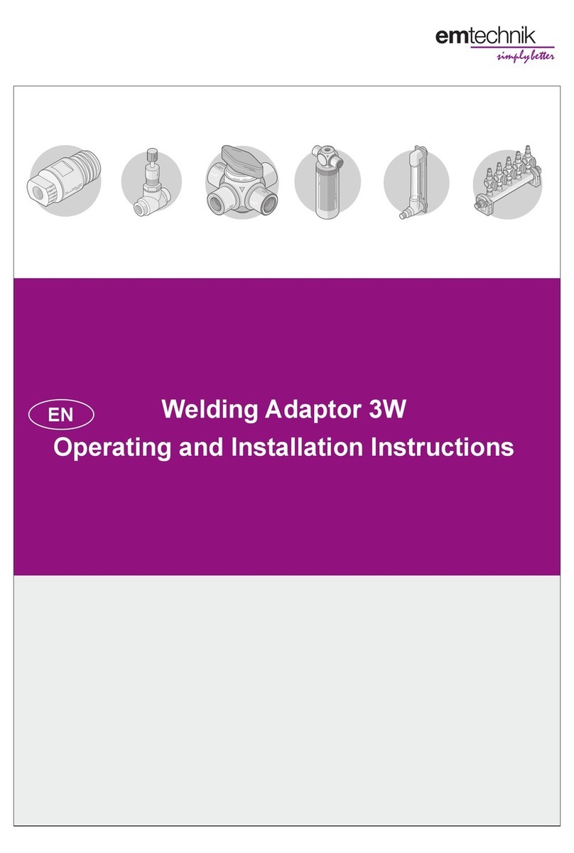 EM-Technik 3W Series Operating and installation instructions EM-Technik 3W Series Operating and installation instructions