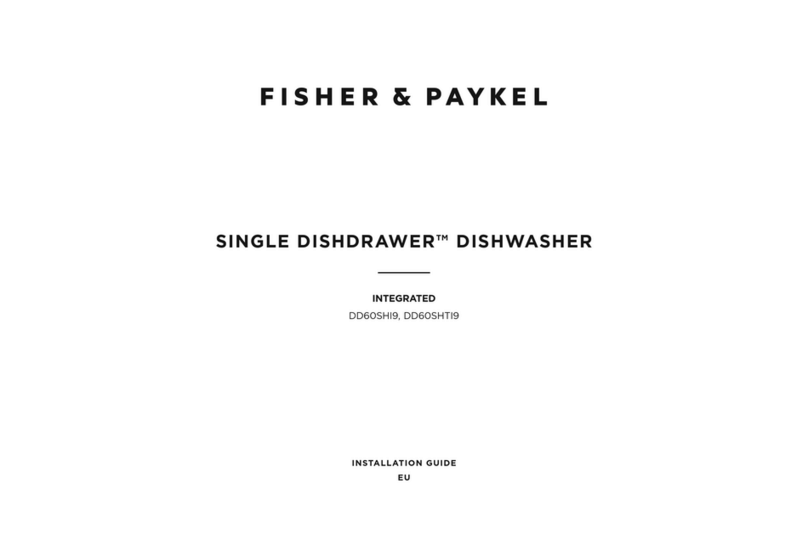 Fisher & Paykel DISHDRAWER DD60SHI9 installation guide