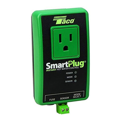 Taco SmartPlug Instant Hot Water Control SP115-1 instruction sheet