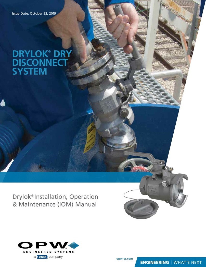 Dover OPW DRYLOK 5770 Series Installation, operation & maintenance manual