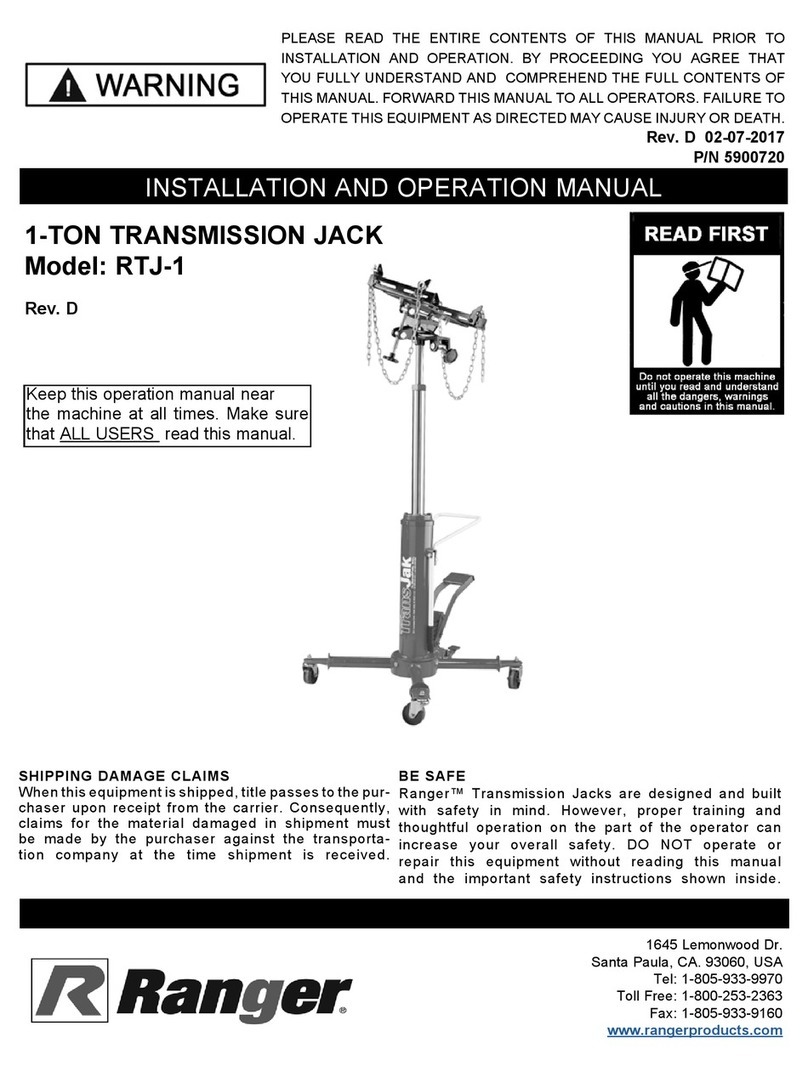 Ranger RTJ-1 User manual